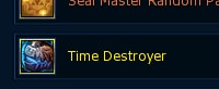 Time destroyer rank U NA Omega