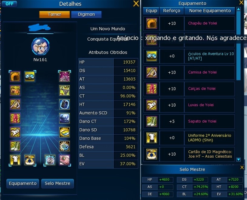CONTA COM 3 U: OMM, MIKO e CM