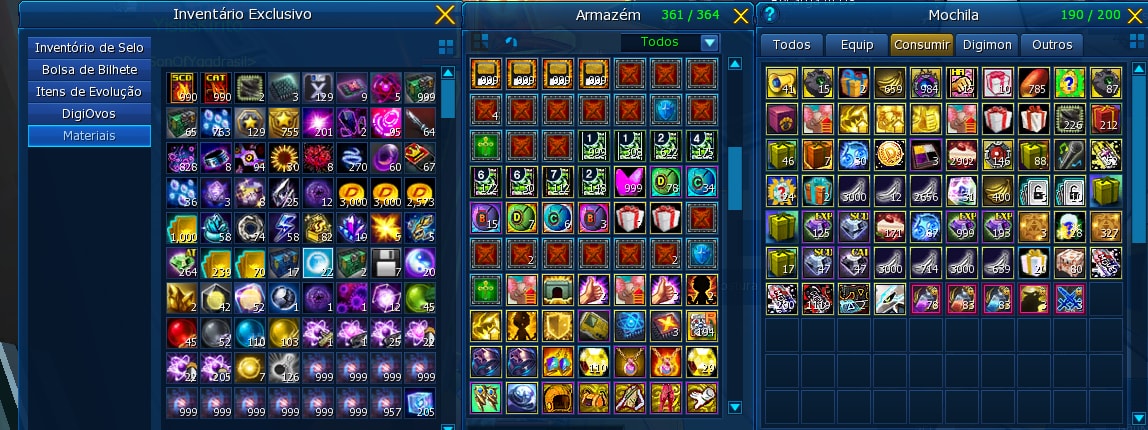 (LA ALPHA) CONTA ENDGAME COM DECK DOS 6U, APOLLOMON, QUANTUMMON, + 11U NO TOTAL